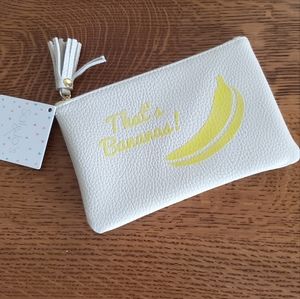 Sal & Jo's "That's Bananas!" clutch/makeup bag